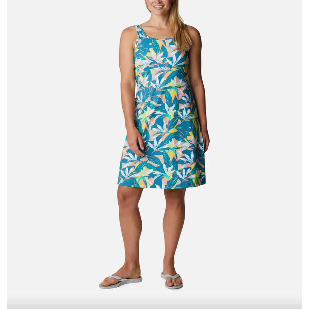 Columbia Women’s PFG Freezer III Dress Size XXL NEW Floral UPF Vacation Outdoors